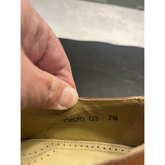 Stacy Adams Crocodile Style Leather Upper & Soles Ankle Booties Shoes Brazil 7M - Picture 9 of 15